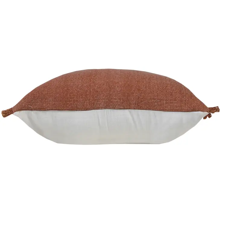 20" Brown Throw Pillow