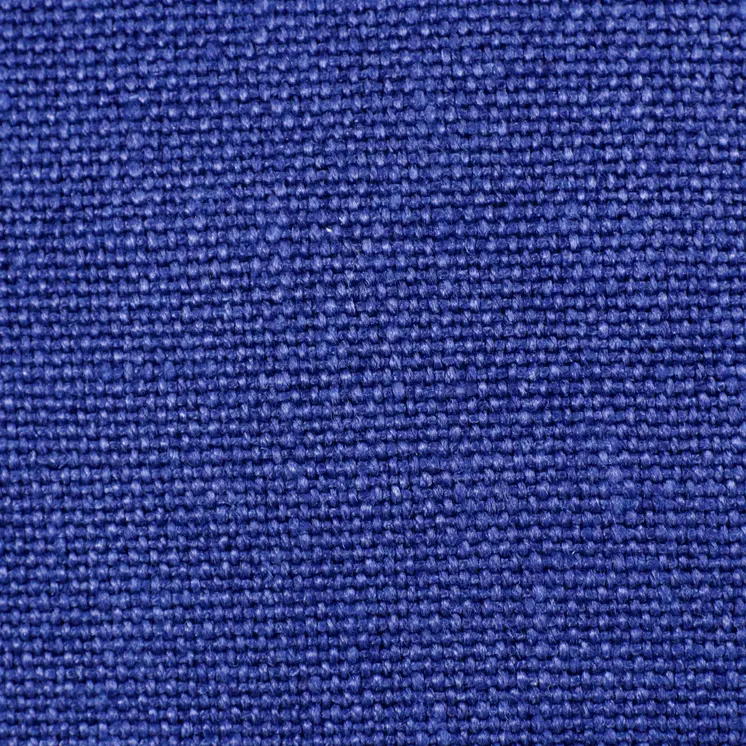 20" X 20" Navy Linen Zippered Pillow