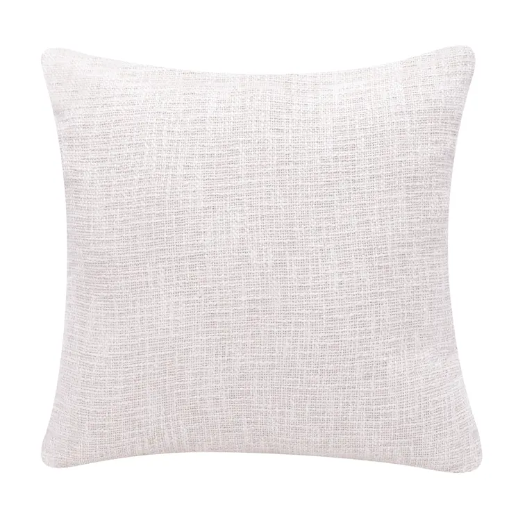 20" X 20" Teal And Ivory 100% Cotton Striped Zippered Pillow