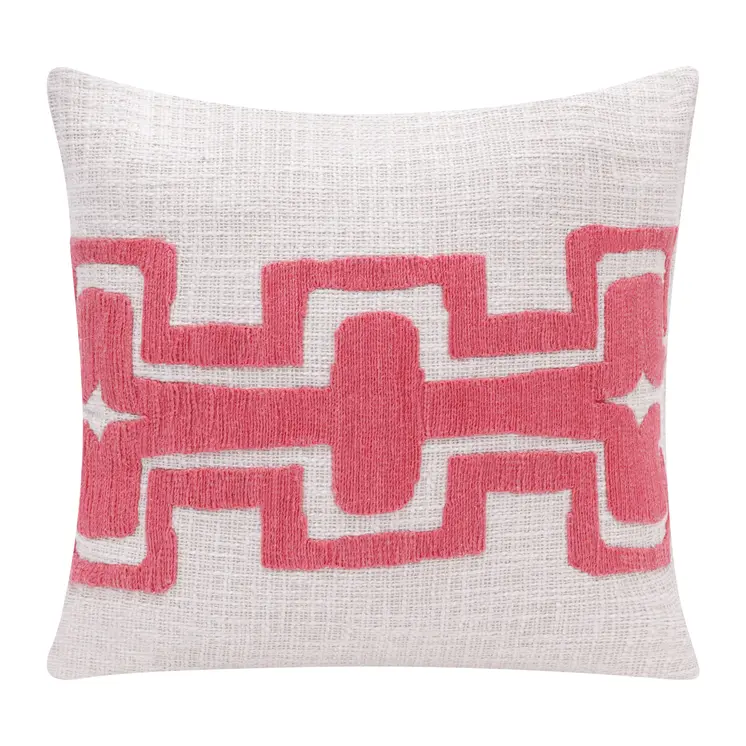 20" Coral Throw Pillow