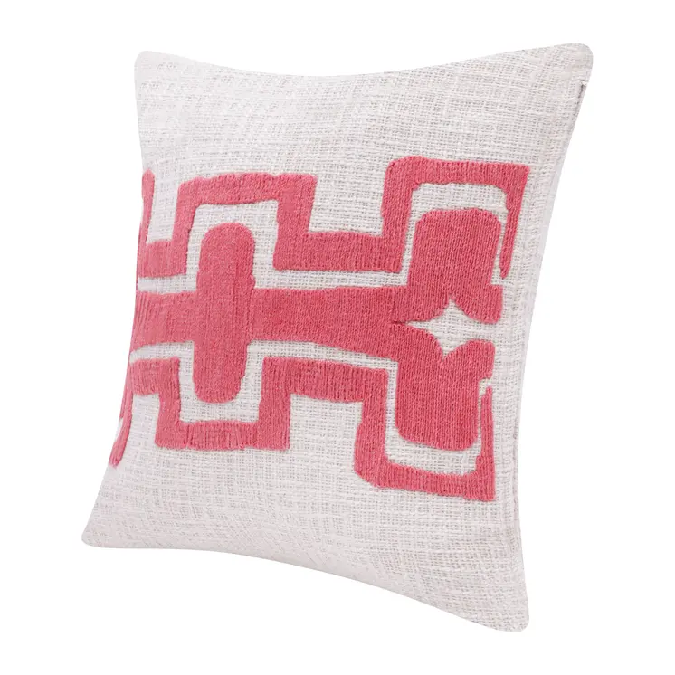 20" Coral Throw Pillow