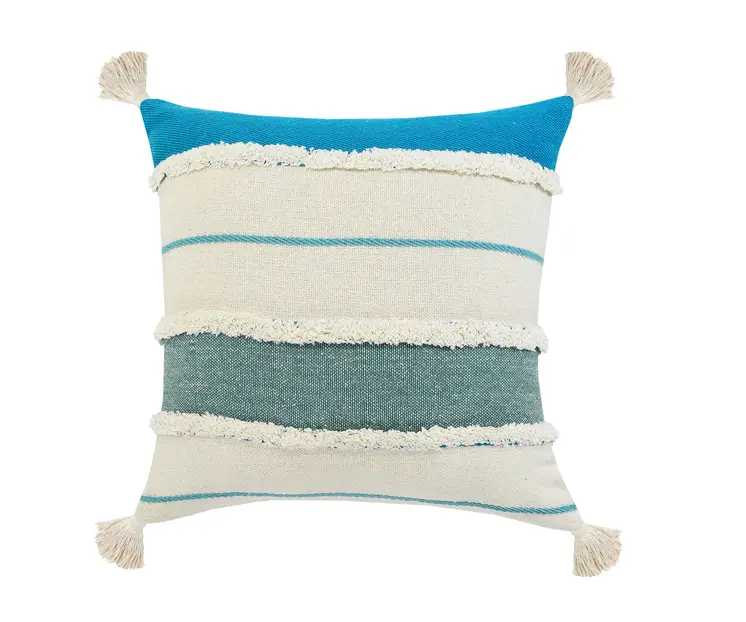 20" Turquoise Throw Pillow