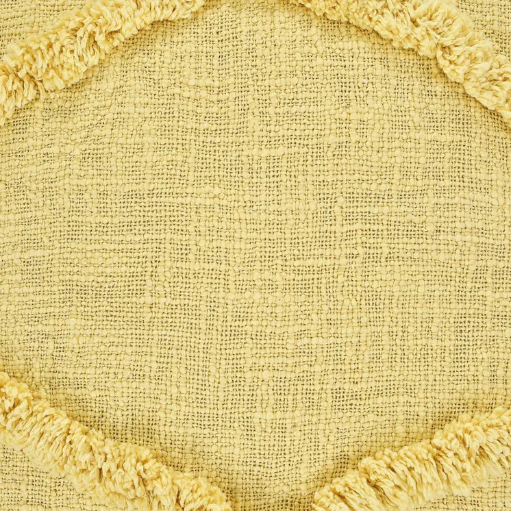 20" Yellow Throw Pillow