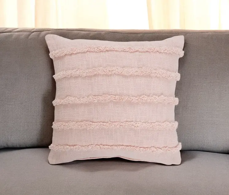 20" Pearl Cotton Throw Pillow