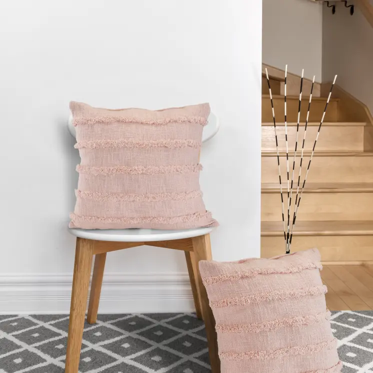 20" Pearl Cotton Throw Pillow