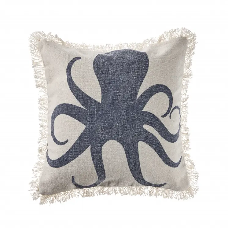 18" Cream Throw Pillow