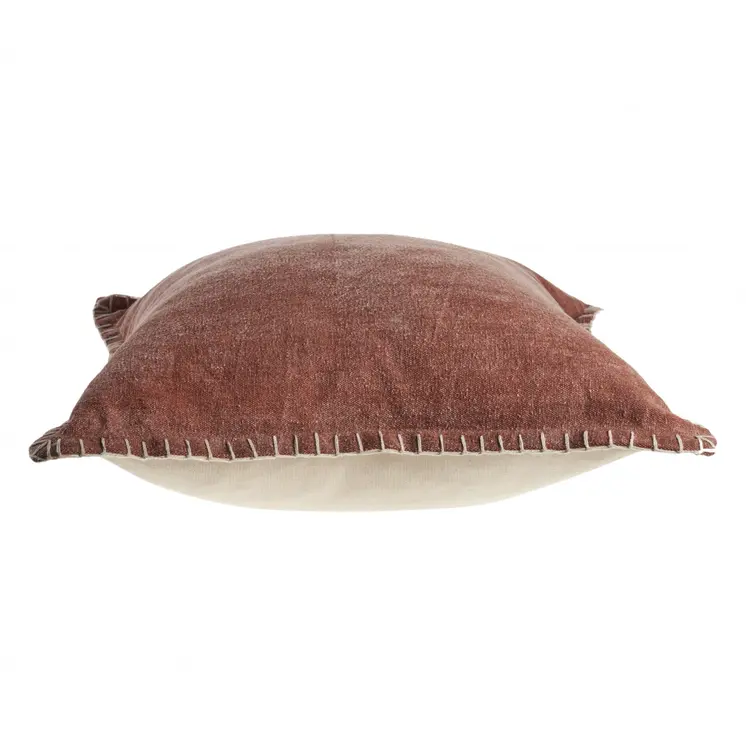 24" Terra Cotta Throw Pillow
