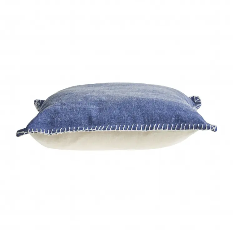 24" Blue Throw Pillow
