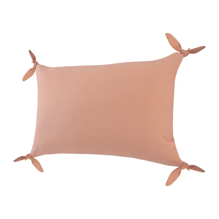 16" X 24" Blush Pink 100% Cotton Zippered Pillow