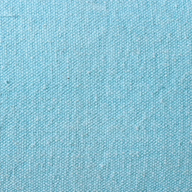 14" X 36" Bright Blue 100% Cotton Zippered Pillow