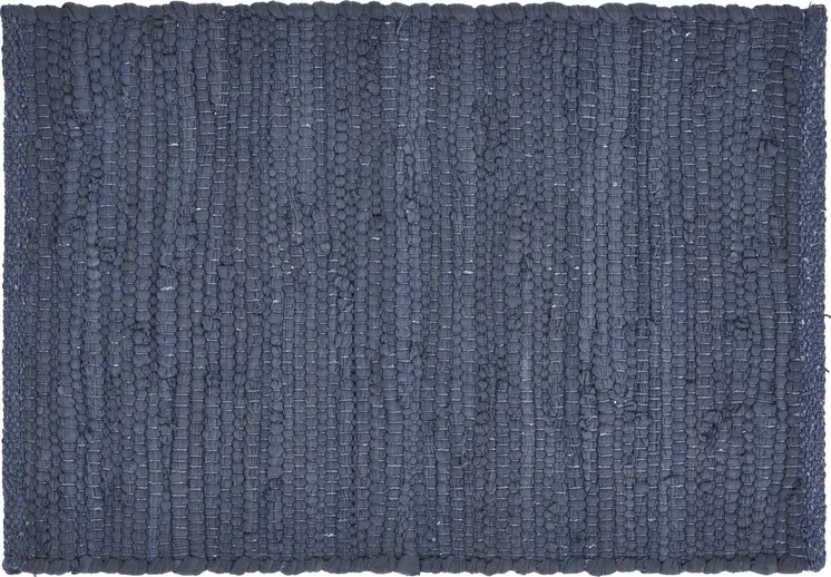 19" Set of Four Navy Blue Cotton Placemats