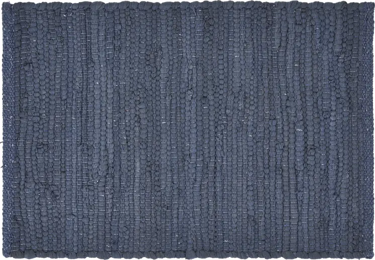 19" Set of Four Navy Blue Cotton Placemats