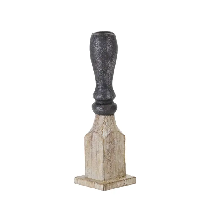 Set of Four Natural and Black Resin and Stone Powder Ornate Tabletop