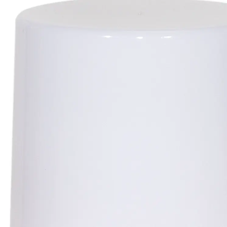 Set of Two White Flameless Pillar Candle