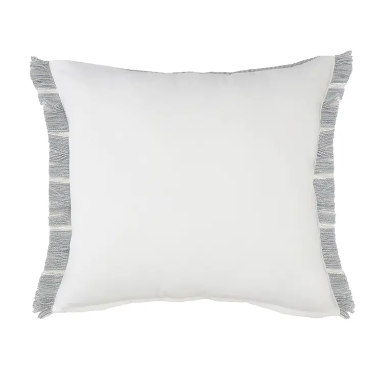 24" X 24" Blue Zippered Coastal Indoor Outdoor Throw Pillow