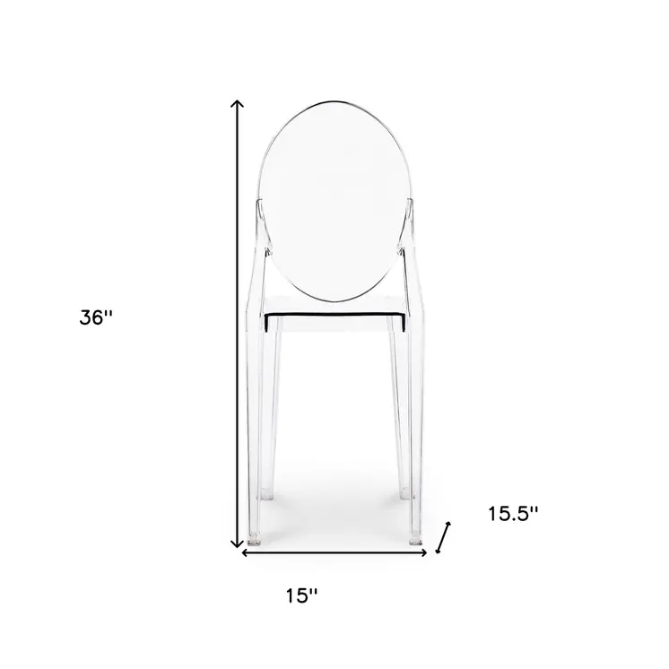 Clear Dining Side Chair