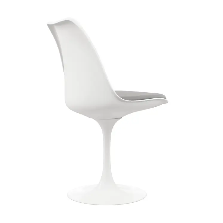 Gray And White Dining Side Chair