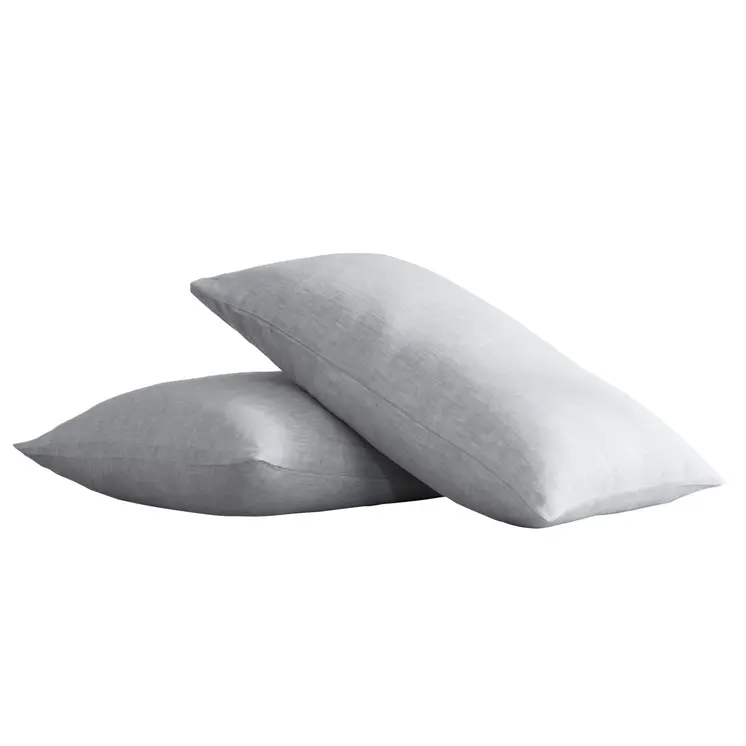 Set of Two Cloud Linen Pillowcases