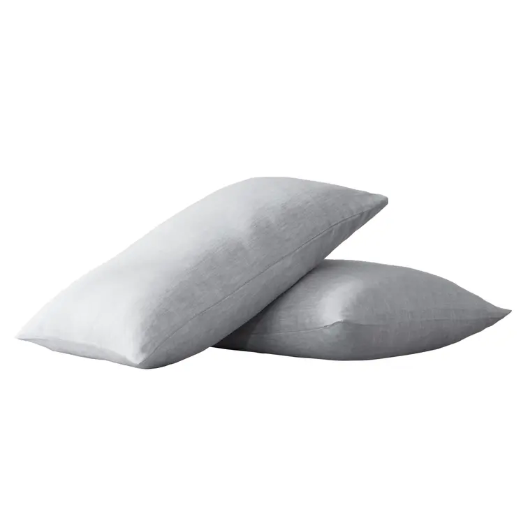 Set of Two Cloud Linen King Pillowcases