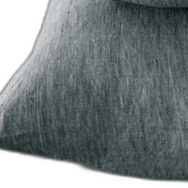Four Piece Slate Gray Linen Sheet Set