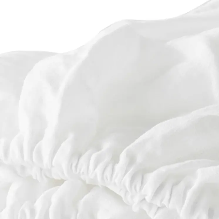 Four Piece Ivory Linen Sheet Set