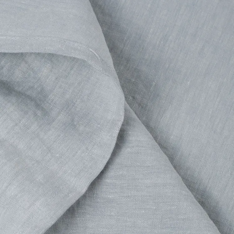 Blue Linen King Flat Sheet