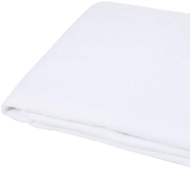 White Linen Full Double Flat Sheet