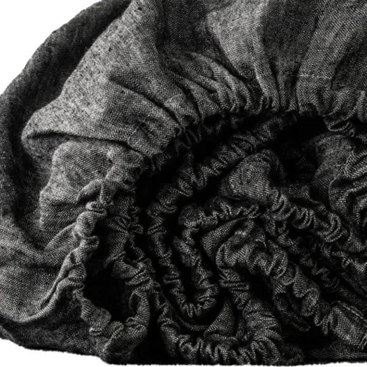 Onyx Linen Queen Fitted sheet