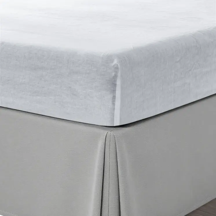White Linen King Fitted sheet