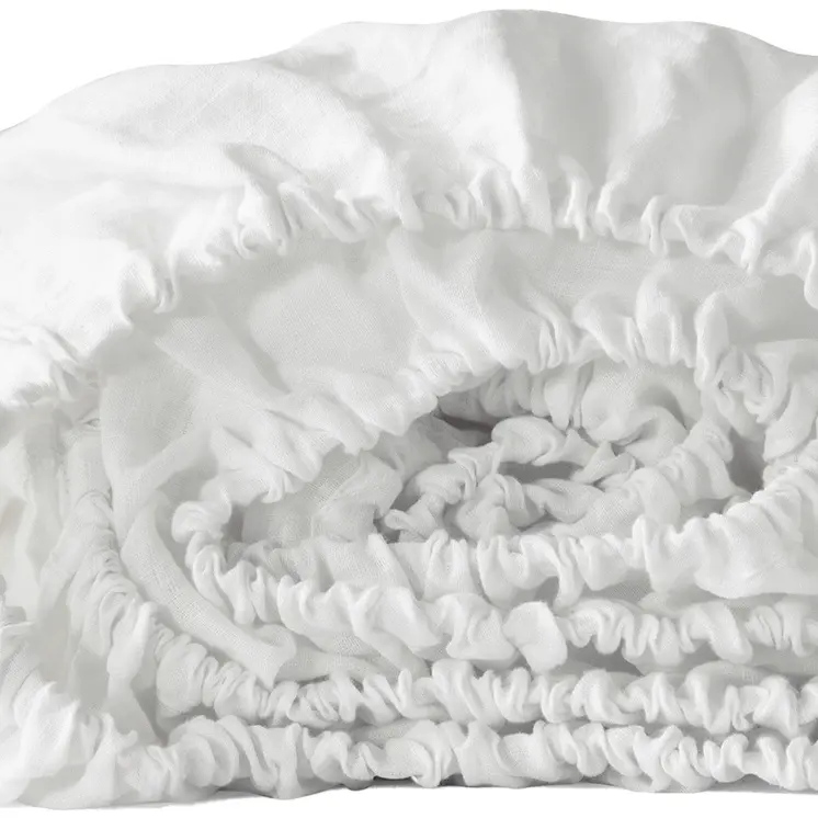 Ivory Linen Queen Fitted sheet