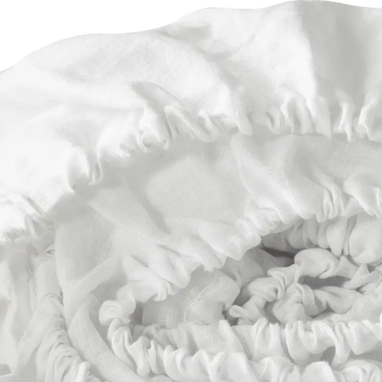 Ivory Linen Queen Fitted sheet