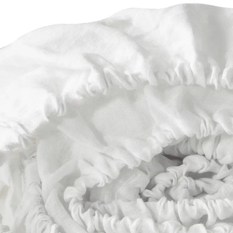 Ivory Linen California King Fitted sheet