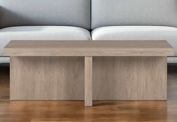 44" Gray Coffee Table