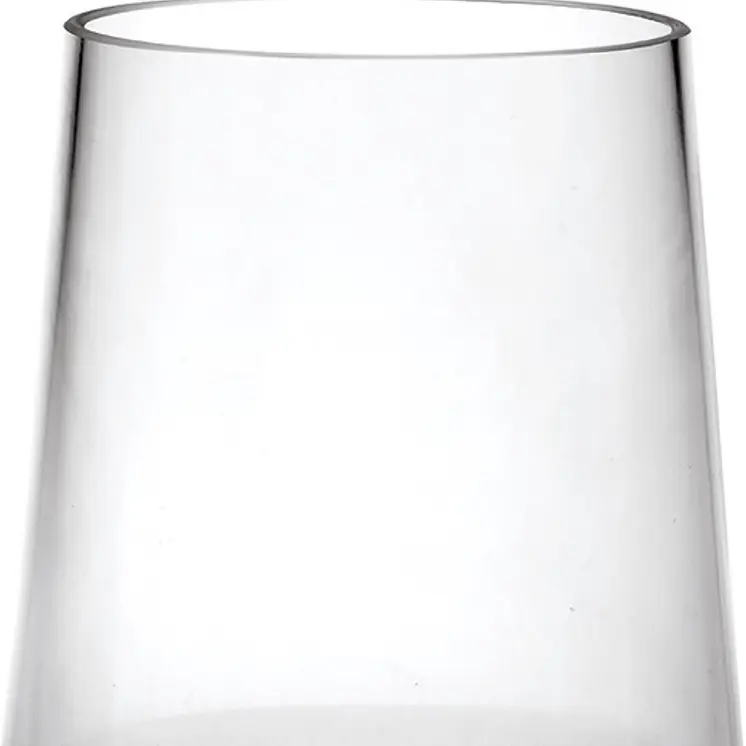 Set of Four Clear Tritan Plastic Stemless All Purpose Tumbler Wine Glasses