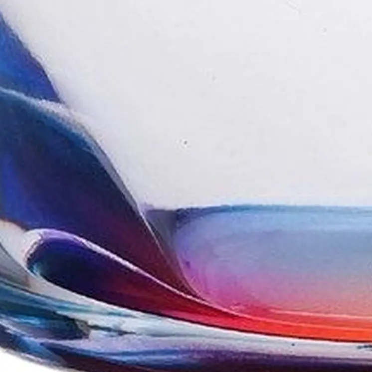 Set of Four Rainbow Geometric Acrylic Stemless Whiskey Glass