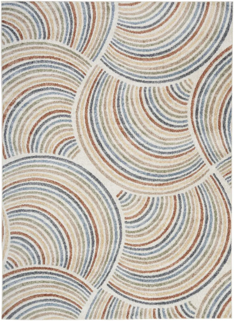 9' X 12' Gray Oriental Power Loom Area Rug
