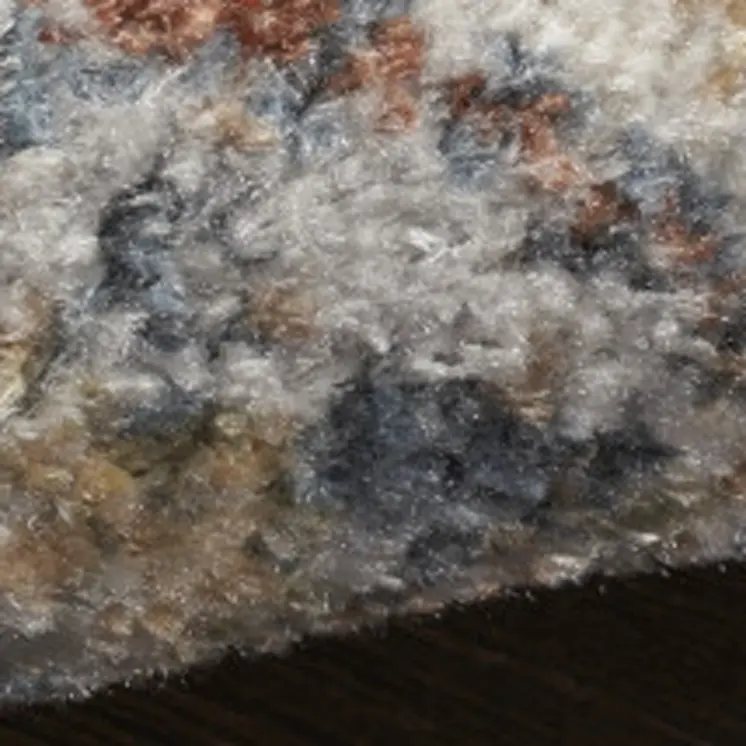 8' Gray And Ivory Oriental Washable Runner Rug
