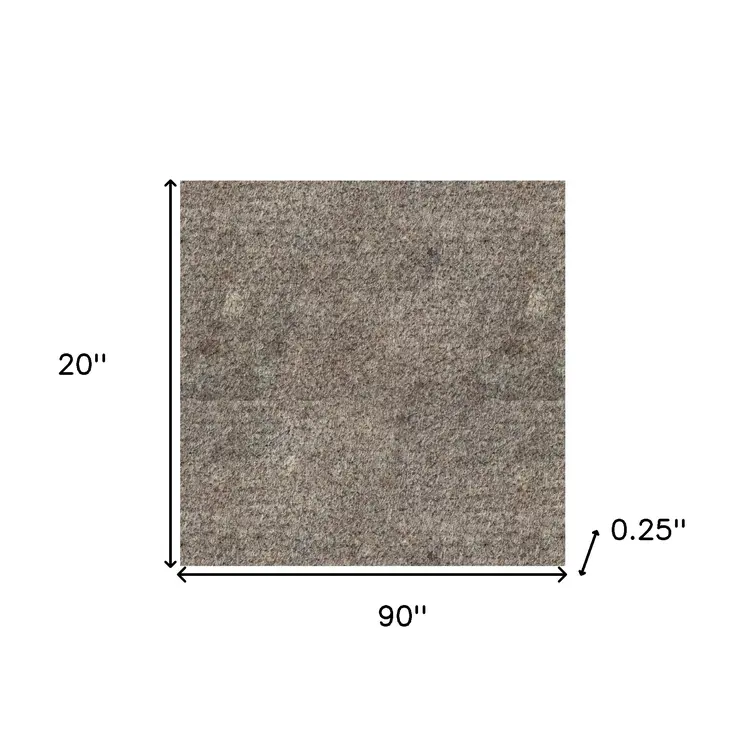 2' x 8' Gray Non Slip Rug Pad