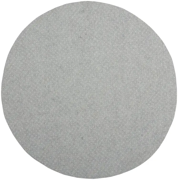 5' Round Gray Non Slip Rug Pad