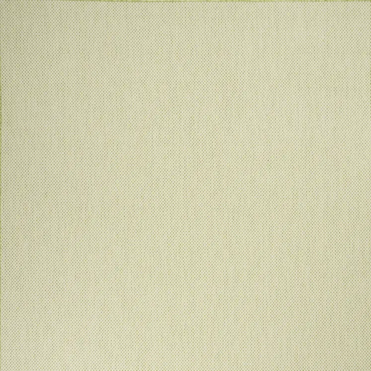9' X 12' Green And Ivory Indoor Outdoor Area Rug