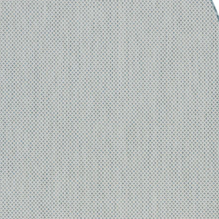 5' X 8' Blue Geometric Power Loom Area Rug