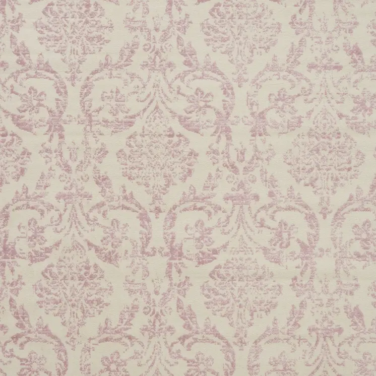 8' X 10' Cream Damask Power Loom Area Rug