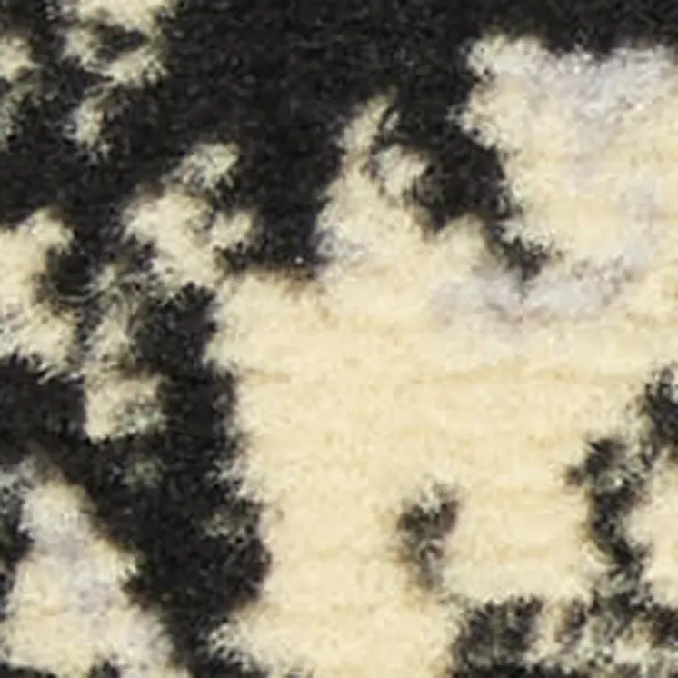 6' X 9' Cream Damask Power Loom Area Rug