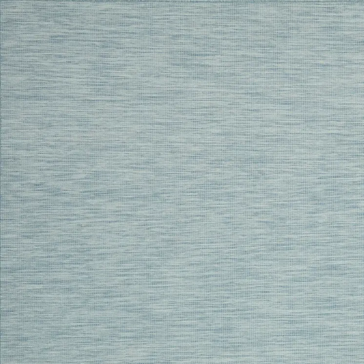 9' X 12' Aqua Indoor Outdoor Area Rug