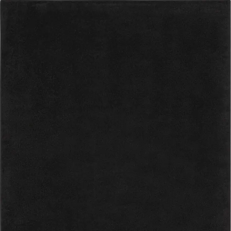 5' X 8' Black Power Loom Area Rug