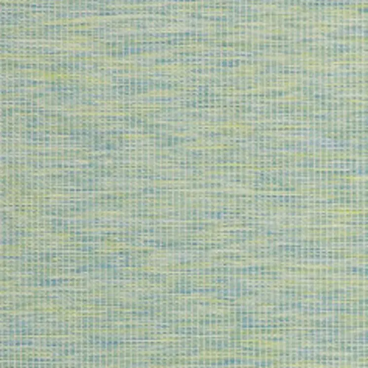 9' X 12' Blue And Green Indoor Outdoor Area Rug