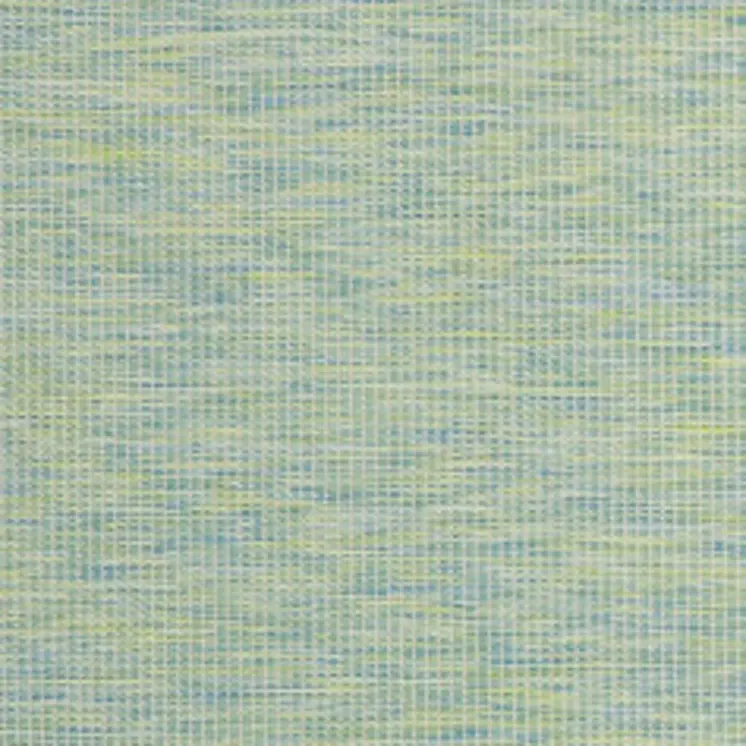 10' X 14' Blue And Green Indoor Outdoor Area Rug