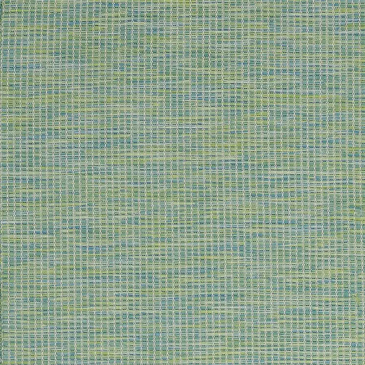 8' Blue Power Loom Runner Rug