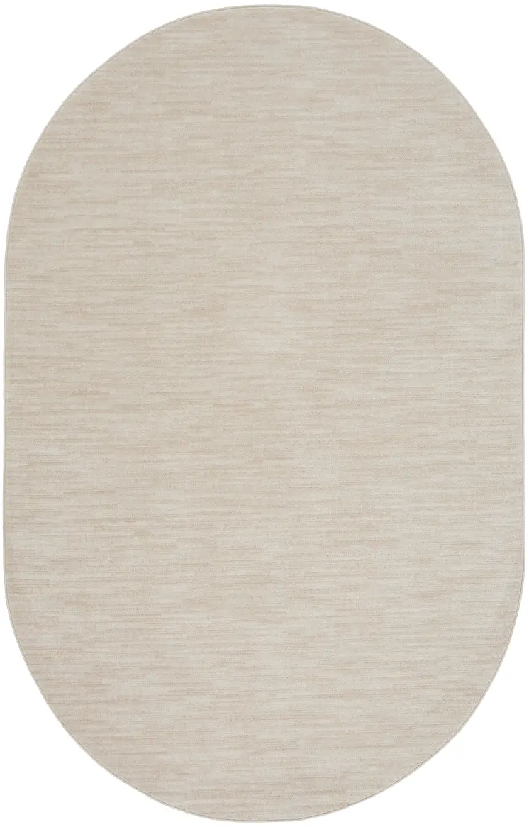 6' X 9' Cream Indoor Outdoor Area Rug