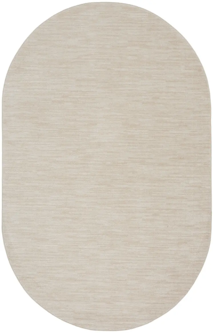 6' X 9' Cream Indoor Outdoor Area Rug